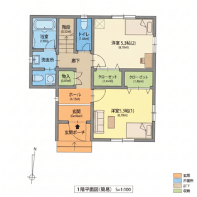 河口湖新築戸建て2LDK｜最大6名・家具家電付き！駐車場2台付き THM2の物件画像
