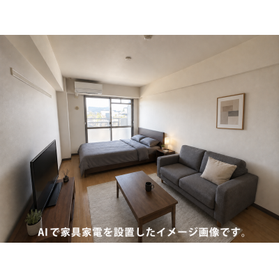 ★Sステイ京都駅前プラネシア【禁煙ルーム・１K・wifiレンタル可（有料）・ダブルベッド】★独立洗面台・温水洗浄便座・ガス２口キッチン★の物件画像