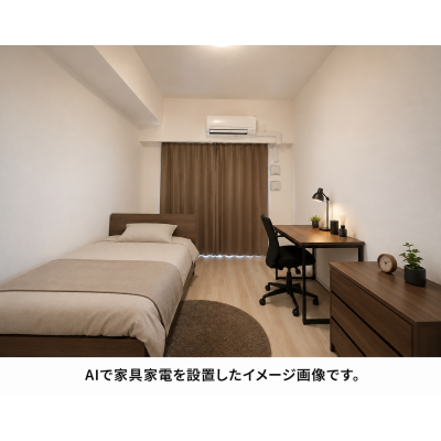 ★SステイEL京橋グランテラス【禁煙ルーム・１K・Wi-Fi無料・セミダブルベッド 】★独立洗面台・温水洗浄便座・浴室乾燥機・ガス２口K★ペット可★の物件画像