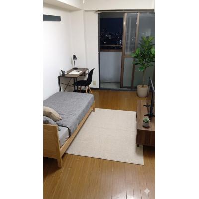 【茶山・京都芸術大学駅徒歩3分 / ドラム式洗濯乾燥機完備 / Wi‑Fiあり / バス・トイレ別 / 南向きバルコニー / 最上階・4階部分 / ネット使用料不要】の物件画像