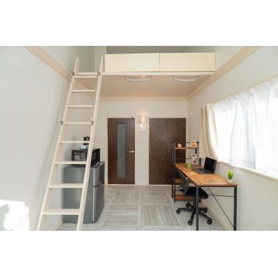 南甲府駅徒歩2分！家具家電付！Wifi＆駐車場付き！TM244 102号室の物件画像