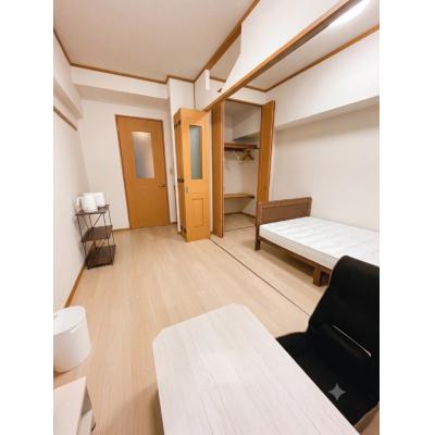 ★WiFiインターネット利用無料★角部屋２K・セミダブル：布団・枕新品★宅配BOXあり★2人利用可能★ジョイフルマンスリー幸町★の物件画像