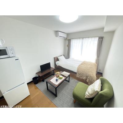 ユニオンマンスリー三鷹７　212　1R・シングル☆【禁煙ルーム】人気の角部屋！女性も安心の室内洗濯機＆ローテーブル＆ソファ付きの快適なお部屋/コンビニ至近/週末は井の頭恩賜公園でのんびりの物件画像
