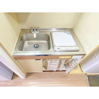ユニオンマンスリー西国分寺２　207　1R・シングル☆【禁煙ルーム】人気の角部屋！安心のモニター付きインターフォン完備/デスク・チェア＆たっぷり収納2ドア冷蔵庫など生活家電のあるお部屋の物件画像