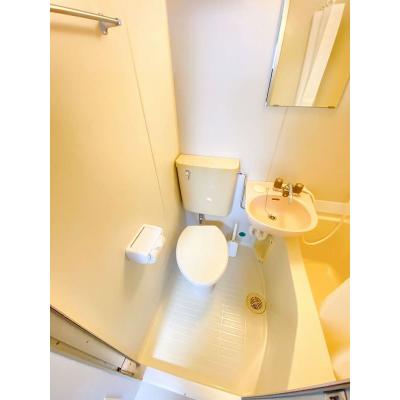 ユニオンマンスリー西国分寺２　207　1R・シングル☆【禁煙ルーム】人気の角部屋！安心のモニター付きインターフォン完備/デスク・チェア＆たっぷり収納2ドア冷蔵庫など生活家電のあるお部屋の物件画像