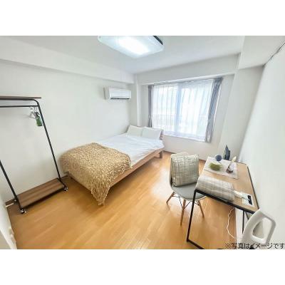 ユニオンマンスリー国分寺６　205　1R・セミダブル☆【禁煙ルーム】バス・トイレ別♪女性も安心の室内洗濯機＆デスク・チェア＆たっぷり収納2ドア冷蔵庫や電子レンジなど生活家電のあるお部屋の物件画像