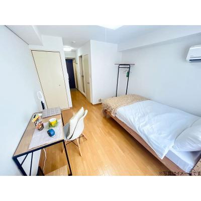 ユニオンマンスリー国分寺６　205　1R・セミダブル☆【禁煙ルーム】バス・トイレ別♪女性も安心の室内洗濯機＆デスク・チェア＆たっぷり収納2ドア冷蔵庫や電子レンジなど生活家電のあるお部屋の物件画像