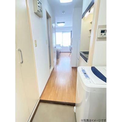 ユニオンマンスリー国分寺６　205　1R・セミダブル☆【禁煙ルーム】バス・トイレ別♪女性も安心の室内洗濯機＆デスク・チェア＆たっぷり収納2ドア冷蔵庫や電子レンジなど生活家電のあるお部屋の物件画像