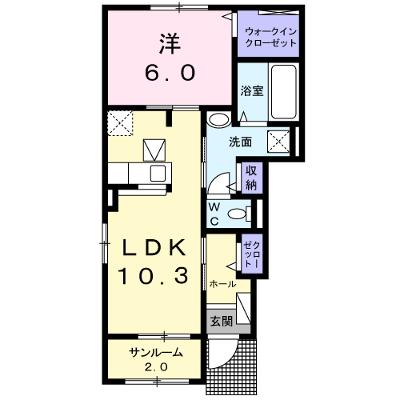 Ｃ・Ｃ 101【管理NO：1-024924501-01010】の物件画像
