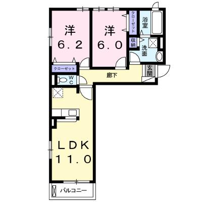 カーサ　コスモⅠ 204【管理NO：1-024159301-02040】 2026年07月中旬入居可能の物件画像