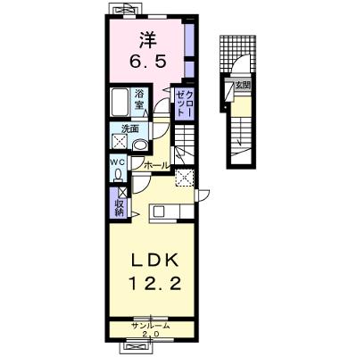 コンフォートハマ 201【管理NO：1-023843801-02010】 2026年07月下旬入居可能の物件画像