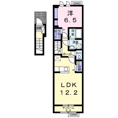 クレメント　ガーデンＡ 203【管理NO：1-022763301-02030】 2026年07月下旬入居可能の物件画像