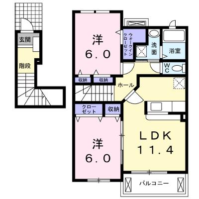 グレース　Ⅰ 202【管理NO：1-015289401-02020】 2026年07月中旬入居可能の物件画像
