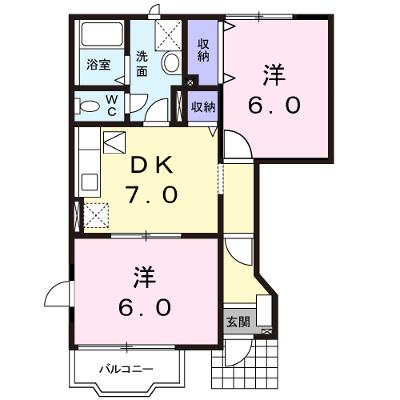 グランパルク 101【管理NO：1-010945301-01010】 ★家具家電は申し込み後に搬入しますの物件画像