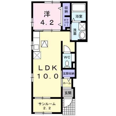 ｗａｉｓｔ・ｒｏｌｌ　響 101【管理NO：1-022226001-01010】 2026年07月上旬入居可能の物件画像