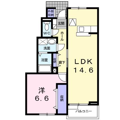 エストシャトーＡ 103【管理NO：1-012156901-01030】 ★家具家電は申し込み後に搬入しますの物件画像