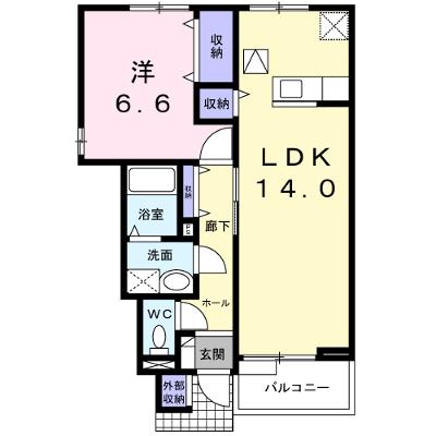 プラードⅡ 101【管理NO：1-011721102-01010】 ★家具家電は申し込み後に搬入します 2026年07月中旬入居可能の物件画像
