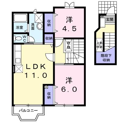 グリーンテラスＡ 203【管理NO：1-010160501-02030】の物件画像