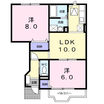 アルトピアーノＢ 102【管理NO：1-010068502-01020】 ★家具家電は申し込み後に搬入します★の物件画像