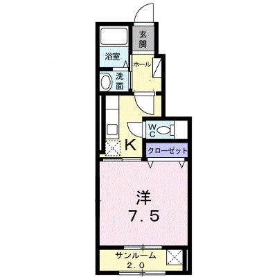 Ｌｕｃｋｙ　Ｈｏｕｓｅ　Ｙｏｕ 102【管理NO：1-019703601-01020】 ★家具家電は申し込み後に搬入しますの物件画像