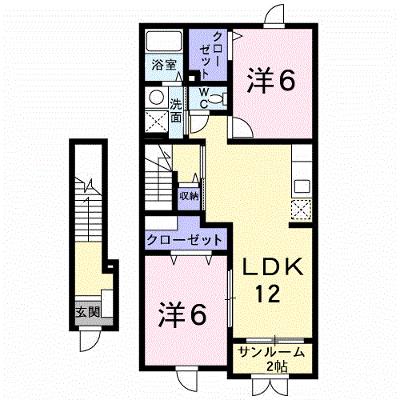 スプランドゥール 202【管理NO：1-015983601-02020】 ★家具家電は申し込み後に搬入しますの物件画像