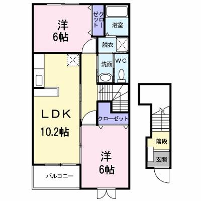 セレッソ 201【管理NO：1-015336901-02010】 ★家具家電は申し込み後に搬入しますの物件画像