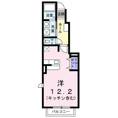 リバロックＣ 104【管理NO：1-013461803-01040】 ★家具家電は申し込み後に搬入しますの物件画像