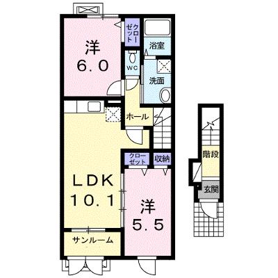 サンフラワー・ガーデン 202【管理NO：1-016770301-02020】 ★家具家電は申し込み後に搬入しますの物件画像