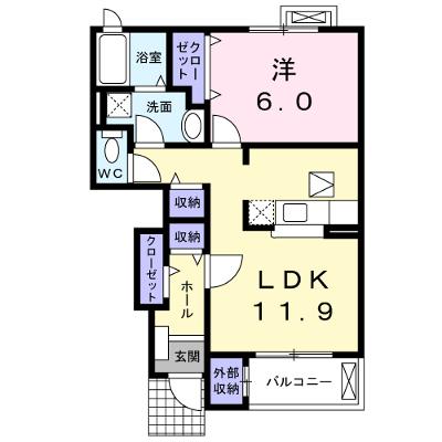 グレイナＣ 102【管理NO：1-014264803-01020】 ★家具家電は申し込み後に搬入しますの物件画像