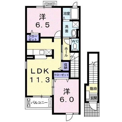 グリーンフィールドＣ 201【管理NO：1-014008603-02010】 ★家具家電は申し込み後に搬入しますの物件画像
