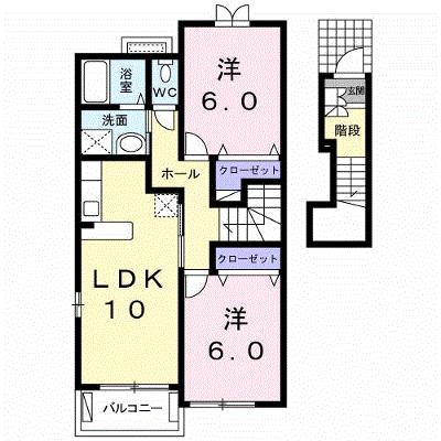 ペルペティアＤ 204【管理NO：1-013765901-02040】 ★家具家電は申し込み後に搬入しますの物件画像