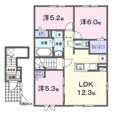 リノ　メリアⅠ 203【管理NO：1-027871601-02030】の物件画像