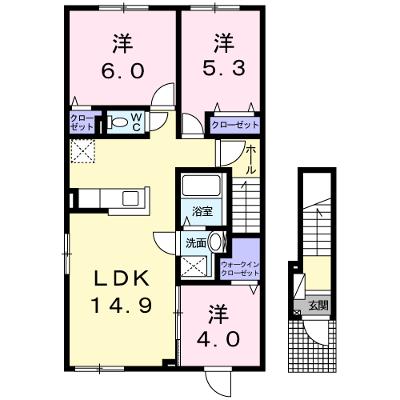 グレイス　クイール 201【管理NO：1-023780301-02010】 ★家具家電は申し込み後に搬入しますの物件画像