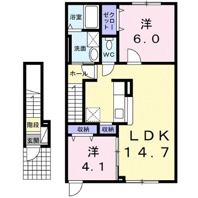 ジェルメクラール 202【管理NO：1-017576001-02020】 2026年08月中旬入居可能の物件画像