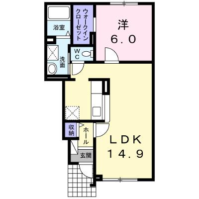 Ｃａｌｍｅ　ａｎｇｅ 104【管理NO：1-017241801-01040】 ★家具家電は申し込み後に搬入します★の物件画像