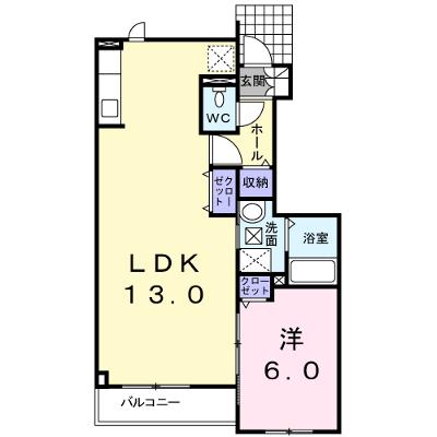 グラシオッソ 102【管理NO：1-014817601-01020】 ★家具家電は申し込み後に搬入します 2026年08月下旬入居可能の物件画像
