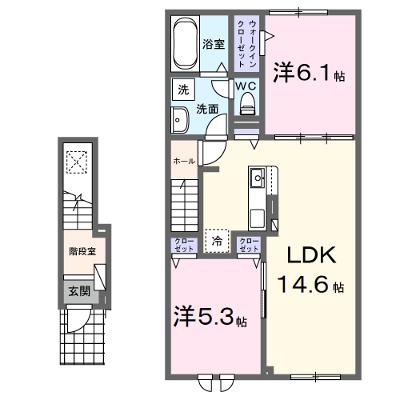 ドリーム江別Ⅰ 203【管理NO：1-028300201-02030】 2026年06月下旬入居可能の物件画像