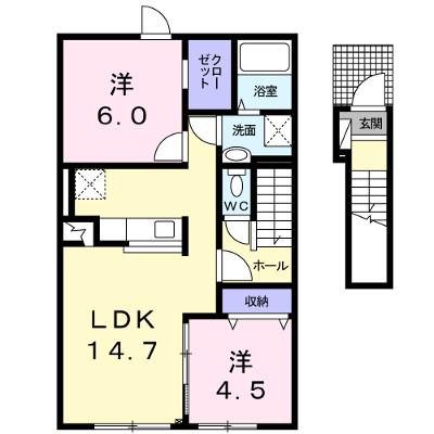 メゾンドファミーユ手稲前田 202【管理NO：1-018487301-02020】 ★家具家電は申し込み後に搬入しますの物件画像