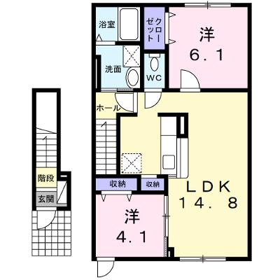 サニー・フェザー 202【管理NO：1-017450101-02020】 ★家具家電は申し込み後に搬入します★の物件画像