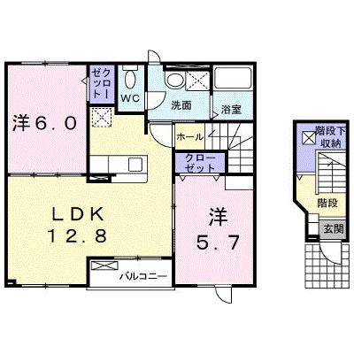 リル・ラフィユ 201【管理NO：1-014859201-02010】 ★家具家電は申し込み後に搬入します★ ★2027年01月上旬入居可能★の物件画像