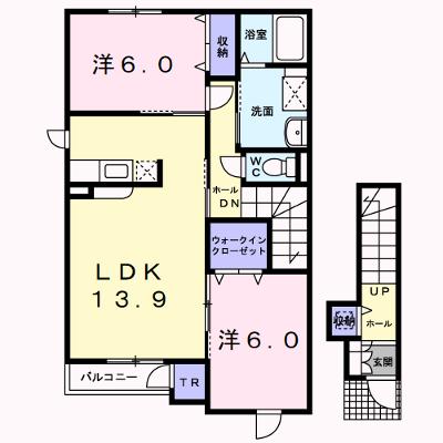 ＤｅａｒスターヒルズⅢ 201【管理NO：1-014226101-02010】 ★家具家電は申し込み後に搬入します★ ★2026年11月上旬入居可能★の物件画像