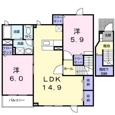アクティブ豆の木 203【管理NO：1-014124901-02030】 ★家具家電は申し込み後に搬入しますの物件画像