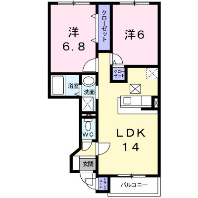 ウエスト　フォー　ヒルズ 102【管理NO：1-014065905-01020】の物件画像