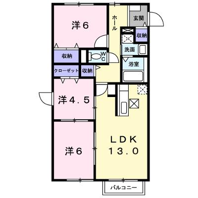 エレガンス宮の森 203【管理NO：1-007209101-02030】 ★家具家電は申し込み後に搬入しますの物件画像