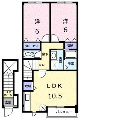 サンライズｋ３　Ａ 202【管理NO：1-012324301-02020】 ★家具家電は申し込み後に搬入します 2026年07月下旬入居可能の物件画像