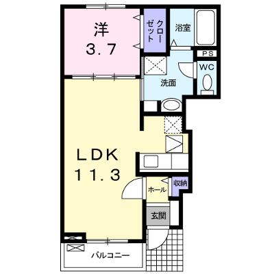 アミックスⅡＣ 102【管理NO：1-016149903-01020】 ★家具家電は申し込み後に搬入します 2026年08月下旬入居可能の物件画像