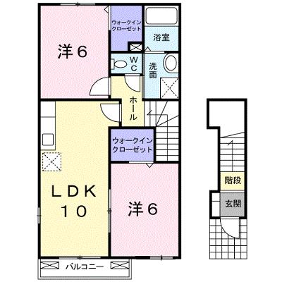 グリン・ゲイブルスＢ 201【管理NO：1-014657802-02010】 ★家具家電は申し込み後に搬入しますの物件画像