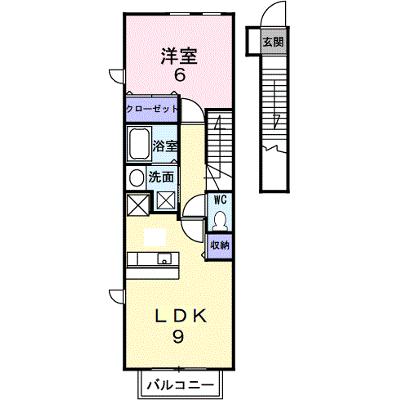 バレーフィールドⅡ 204【管理NO：1-014428001-02040】 ★家具家電は申し込み後に搬入します 2026年07月下旬入居可能の物件画像