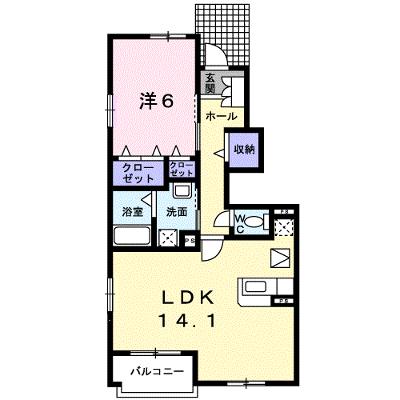 エトアール１８Ａ 103【管理NO：1-013143101-01030】 ★家具家電は申し込み後に搬入しますの物件画像