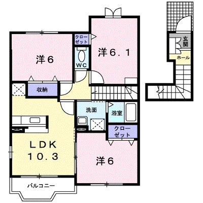 ハピネス村山Ｂ 203【管理NO：1-012633401-02030】 ★家具家電は申し込み後に搬入しますの物件画像